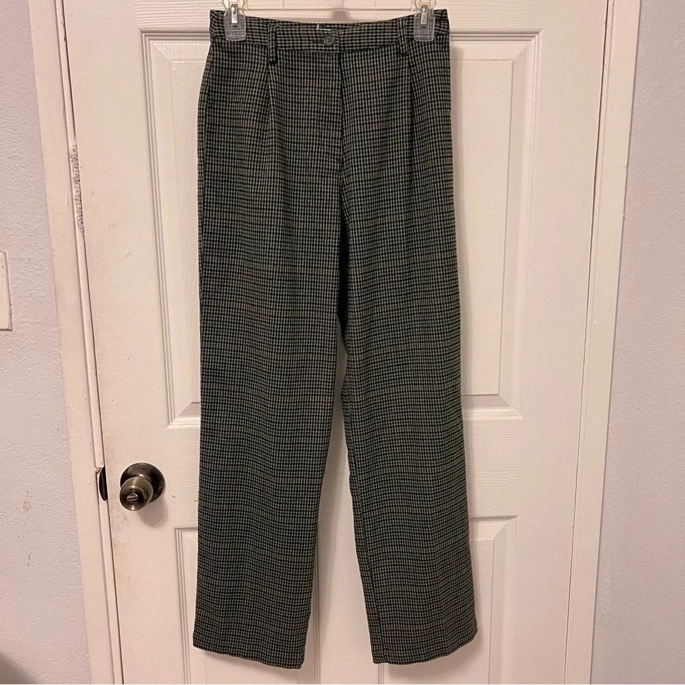 John Galt Brandy Melville Plaid Pants XS/S | Y2K Academia | 24” Waist